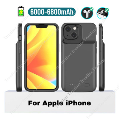 External Battery Charger Case Power Bank For iPhone 14/13/12/11/Pro Max/XS/8/7/6