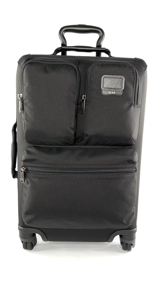 TUMI Briley International Expandable Carry On 4 Wheel Packing Case Solid Black - Image 2 of 4