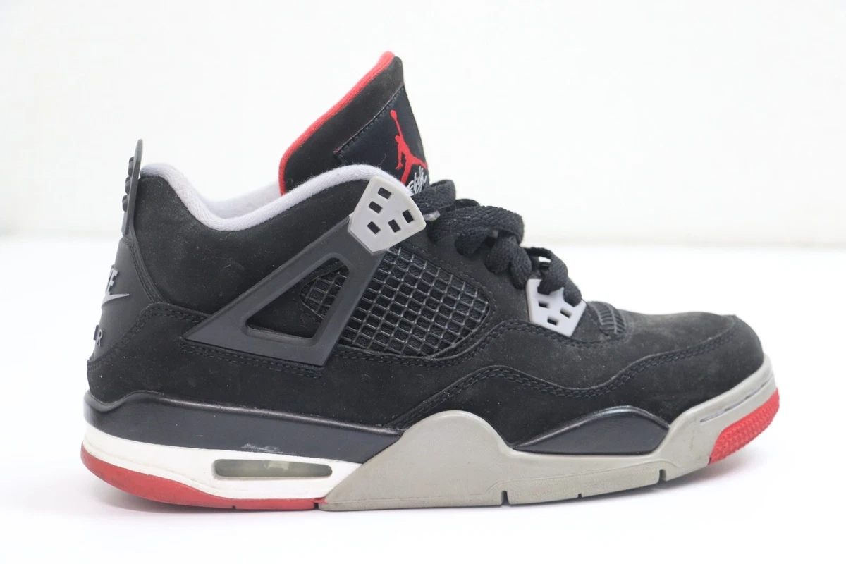 Nike air jordan 4 retro bred 2019 gs 408452-060 US 6.5 Y UK 6 EU 39 | eBay