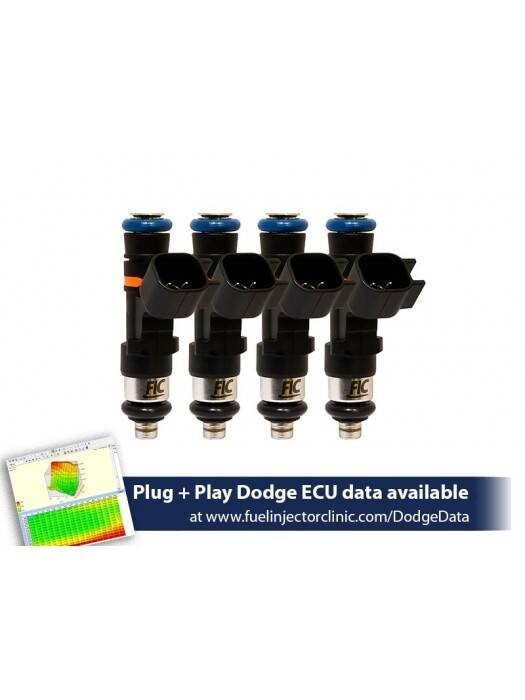 FIC 525cc High Z Flow Matched Fuel Injectors Dodge SRT 4 03