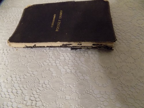 Antique 1890 James Porter DD Clergymans Vintage Pocket Diary & Visiting Book - Foto 2 di 9
