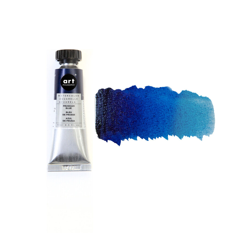 Art Philosophy Artist Grade Watercolor Tubes - Prussian Blue