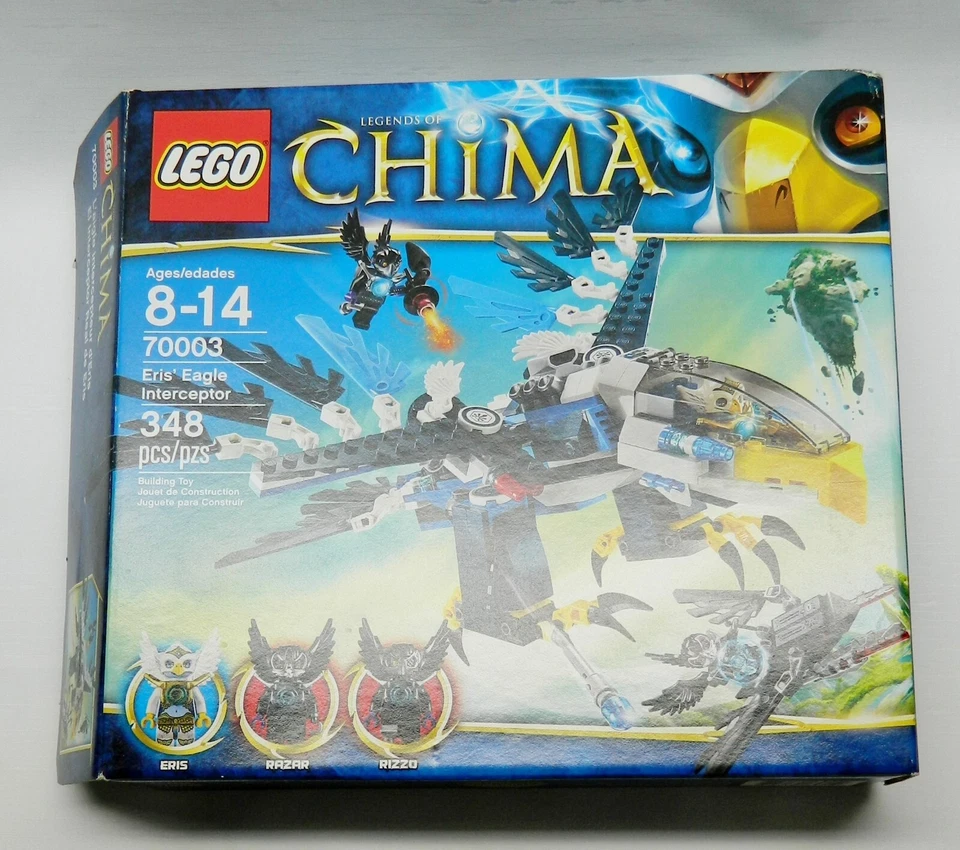 Lote Lego LEGENDS OF CHIMA Conjuntos #30250, #70000 & #70003, 100% com caixas/bolsa e livros - Imagem 2 de 4