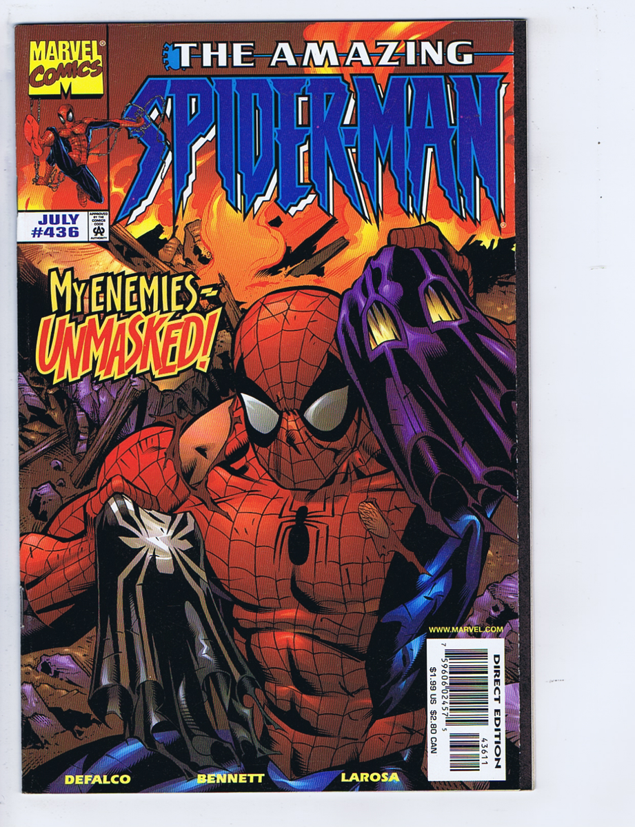 Amazing Spider-Man #436 Marvel 1998 My Enemies Unmasked ! | eBay