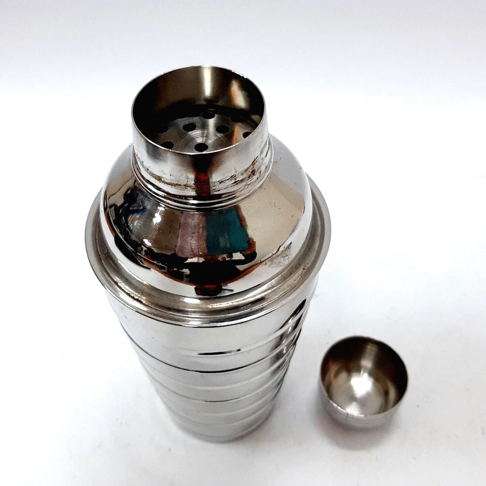 Coctelera de tres piezas de acero inoxidable (12,4) Foto 4 de 4