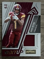 2023 Playbook Football Jahan Dotson Next Up Jersey Patch Rookie #NU-10 Commander