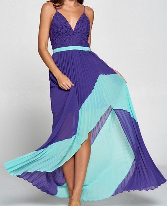 mint green and purple dress Lena One Shoulder Pleated Mini Dress Mint Medium main image 0
