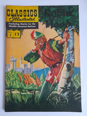 Classics Illustrated #7 1951 Series Robin Hood FINE + 6.5 HRN 134