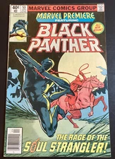 Marvel Premiere #53 - Black Panther Fights KKK - Frank Miller - Marvel - VF-
