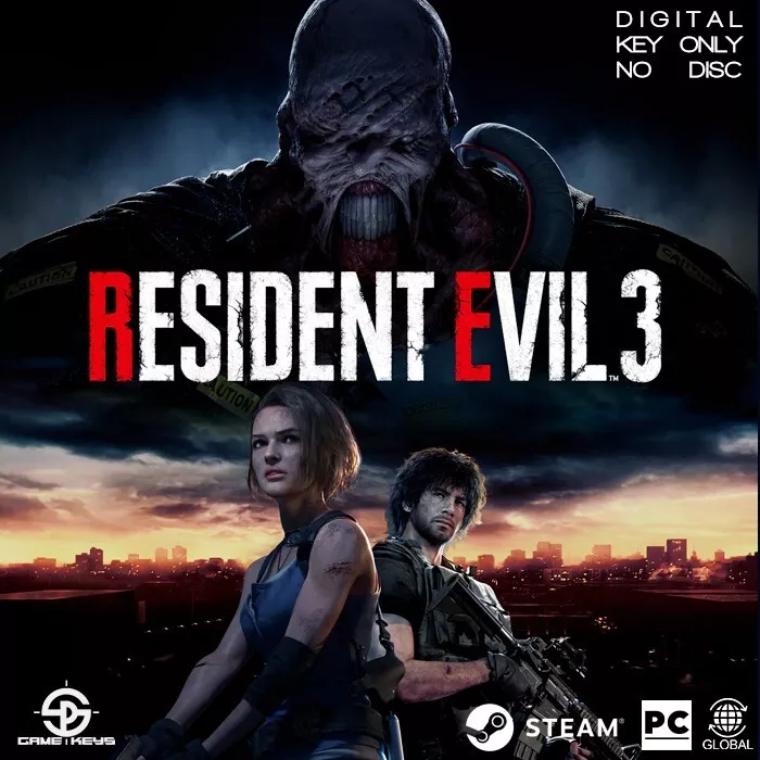 Resident Evil 3 Remake Steam Key PC GLOBAL ( NO DISC )