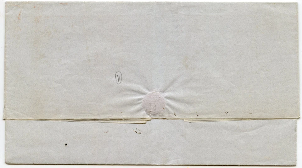 USA 1848 BRIEF RE BARTHOLOMEW OCONNOR CIVIL JUSTICE NY..BOSTON EXPRESS MAIL - Bild 2 von 3