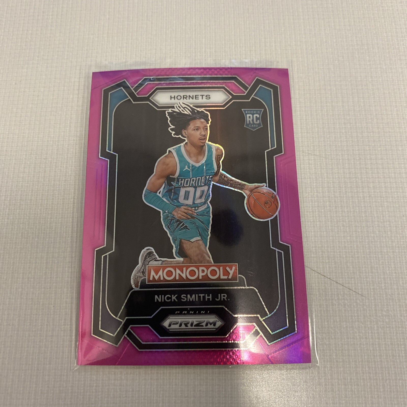 2023-24 Panini Prizm Monopoly Nick Smith Jr. RC Pink Prizm #2/149