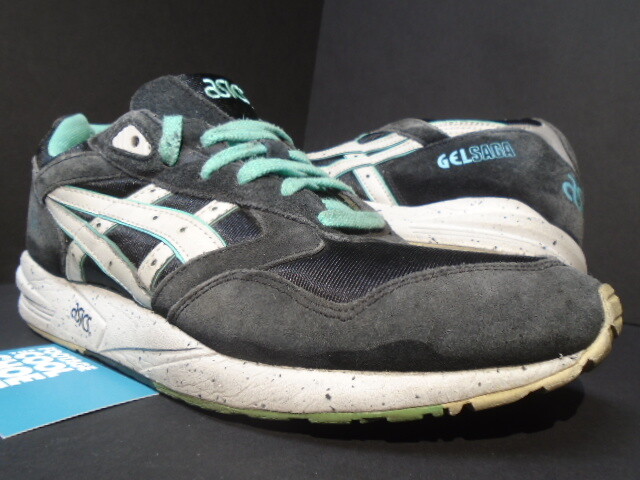 asics black mint