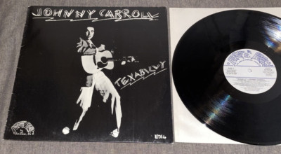 1978 Rollin' Rock LP-014 ed1 Johnny Carroll: Texabilly ROCKABILLY