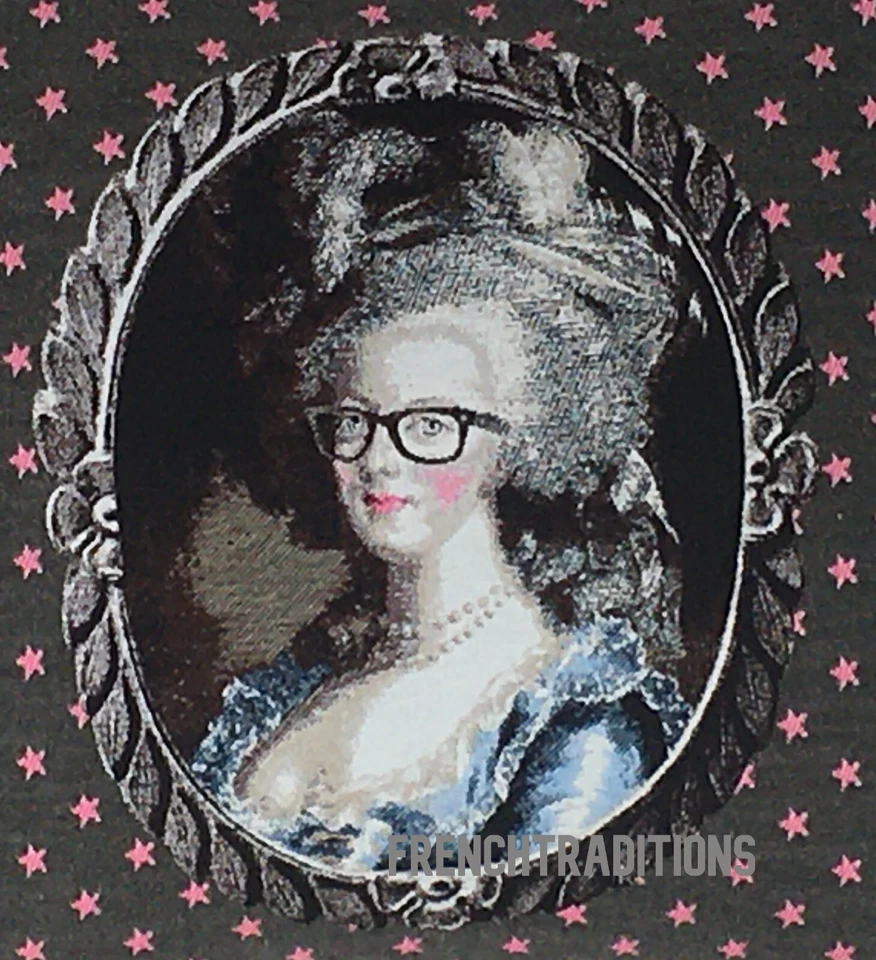 French Pillow Cover Jacquard Woven Marie Antoinette 1960''s Style - Made France - Image 3 of 4