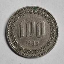 100 WON 1982 SOUTH KOREA
