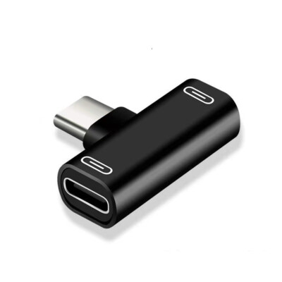 USB C Splitter Type C Male to Dual Type C Female Adapter Converter  2 in 1 