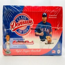 2001 Donruss Class of 2001 Baseball hobby box Pujols Rookie Year