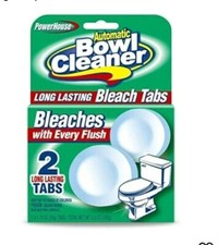 Tabs Automatic Toilet Bowl Cleaner Bleach Deodorize Bos 2 packs 4 tablets