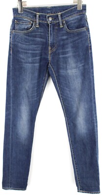 Levi's 512 Herrenjeans W28/L32 Slim Tapered Whiskers Neu Denim Blau