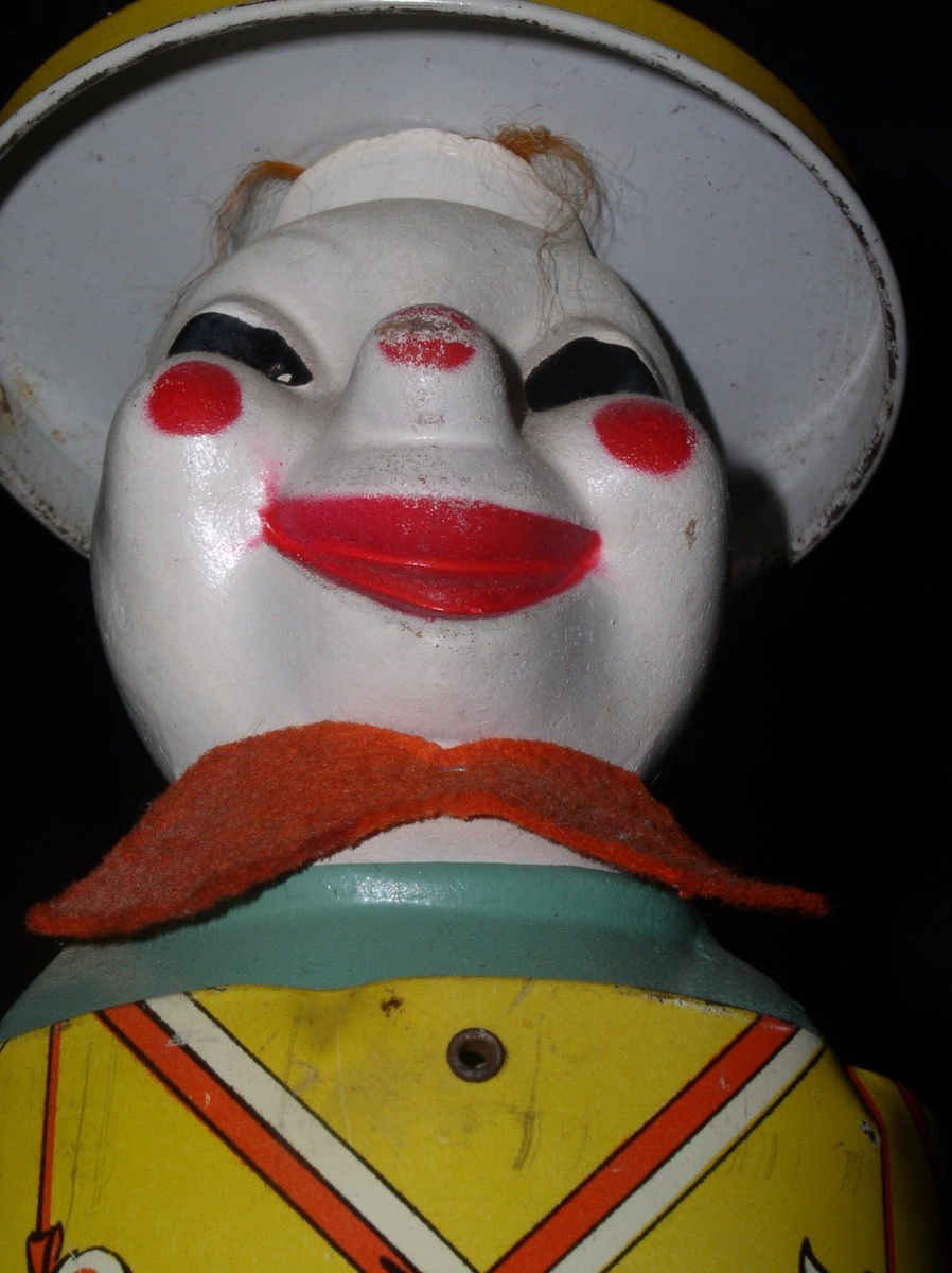 Vintage CLOWN In A Can~Jack-In-A-Box Toy~Educational Crafts Co. NY