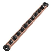 Magnetic Socket Organizer 38 Drive Aluminum Alloy Heavy Duty Socket Rail Holder