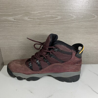 Size 7 - Jordan 6 Rings Winterized Leather Burgundy 414845