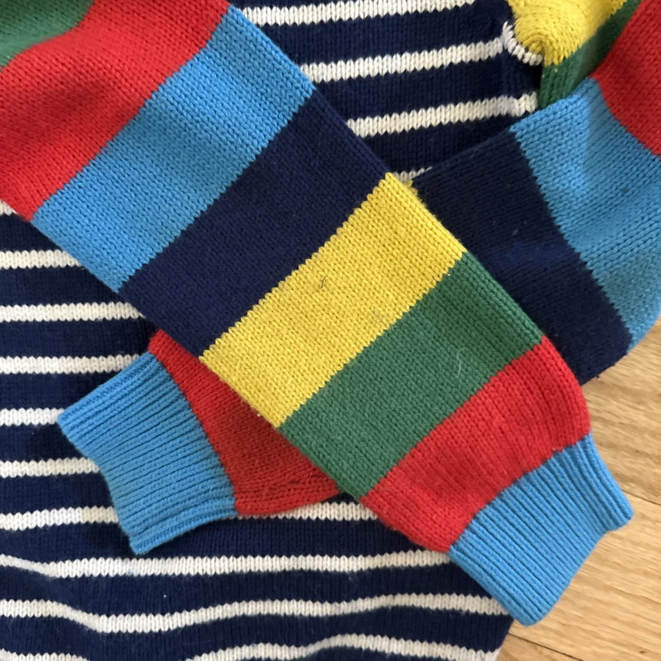 Suéter Boden Youth Color Block Arco Iris Talla 8-9 Rayas Foto 2 de 4