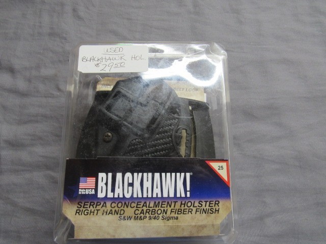 BlackHawk! #25 Serpa Concealment Holster Right Handed S&W M&P 9/40 410025BK-R