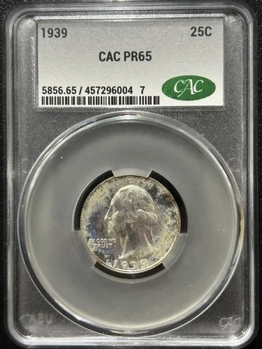 1939-P Washington Quarter Proof — photo from another recent sale