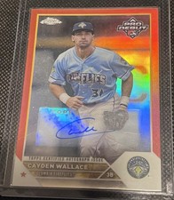 2023 Topps Pro Debut - Chrome Cayden Wallace #PDC-133 Red Refractor /5 (RC)