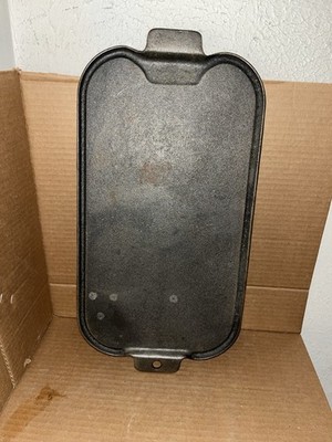 Wagners Original 1891 Cast Iron Double Griddle 17''