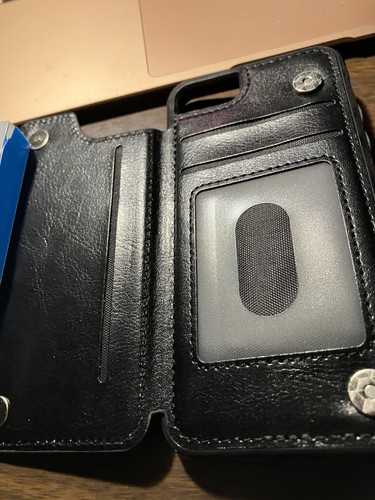 Cell Phone Case-Onetop Wallet Case,  4.7 inches, Black, Please Read Below