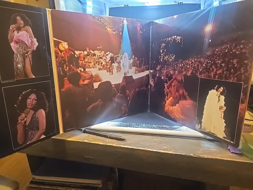 Donna Summer Live and More 1978 2LP Die Cut Gatefold Casablanca TH Press EX/VG+ - Image 4 of 4