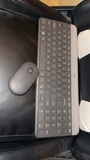 Logitech Wireless Mouse and Keyboard Bundle Black Gray English QWERTY