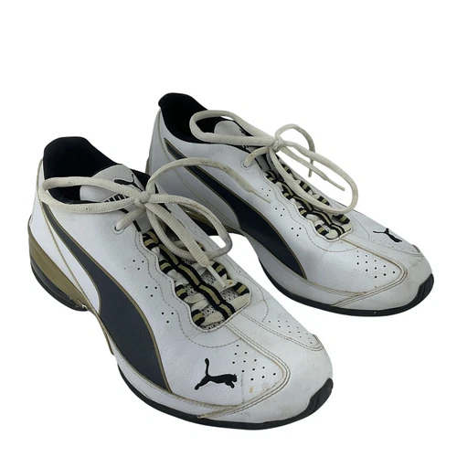 Scarpe da ginnastica uomo PUMA Super Elevate retrò bianco blu taglia 10 5 usate