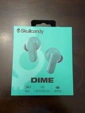 SKULLCANDY DIME WIRELESS EARBUDS/GREEN/BRAND NEW 
