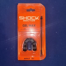 Shock Doctor Gel Max Mouthguard Adult 11+ Impact Sports Football Hockey Lacrosse