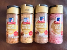 McCormick Limited Winter Holiday Finishing Sugar 2025 Set Of 4 - Spiced Orange!