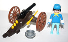 PLAYMOBIL 3419 3244 VINTAGE CANON ET NORDISTE FORT RANDALL ARTILLERIE US WESTERN