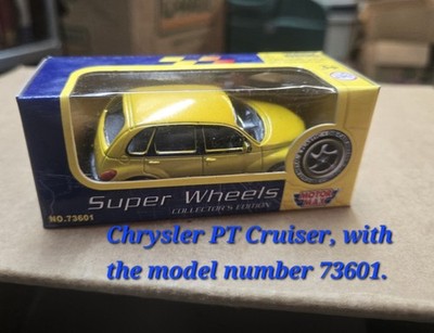 Yellow Chrysler PT Cruiser Motor Max Super Wheels Collectors Edition. NIB