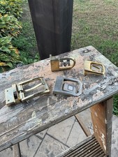 Vintage Men's Belt Buckles Lot of 4 Silver And gold Tone