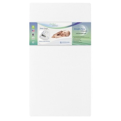 Evolur Sleep, Breath Flow Classic Inner spring Crib And Toddler Mattress