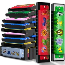 100Pcs Harmonica for Kids Birthday Party Favor Musical Instrument, Return Gif...