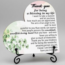 Thank You Gifts for Women, Being A Blessing in My Life Eucalyptus Wood Wood 1