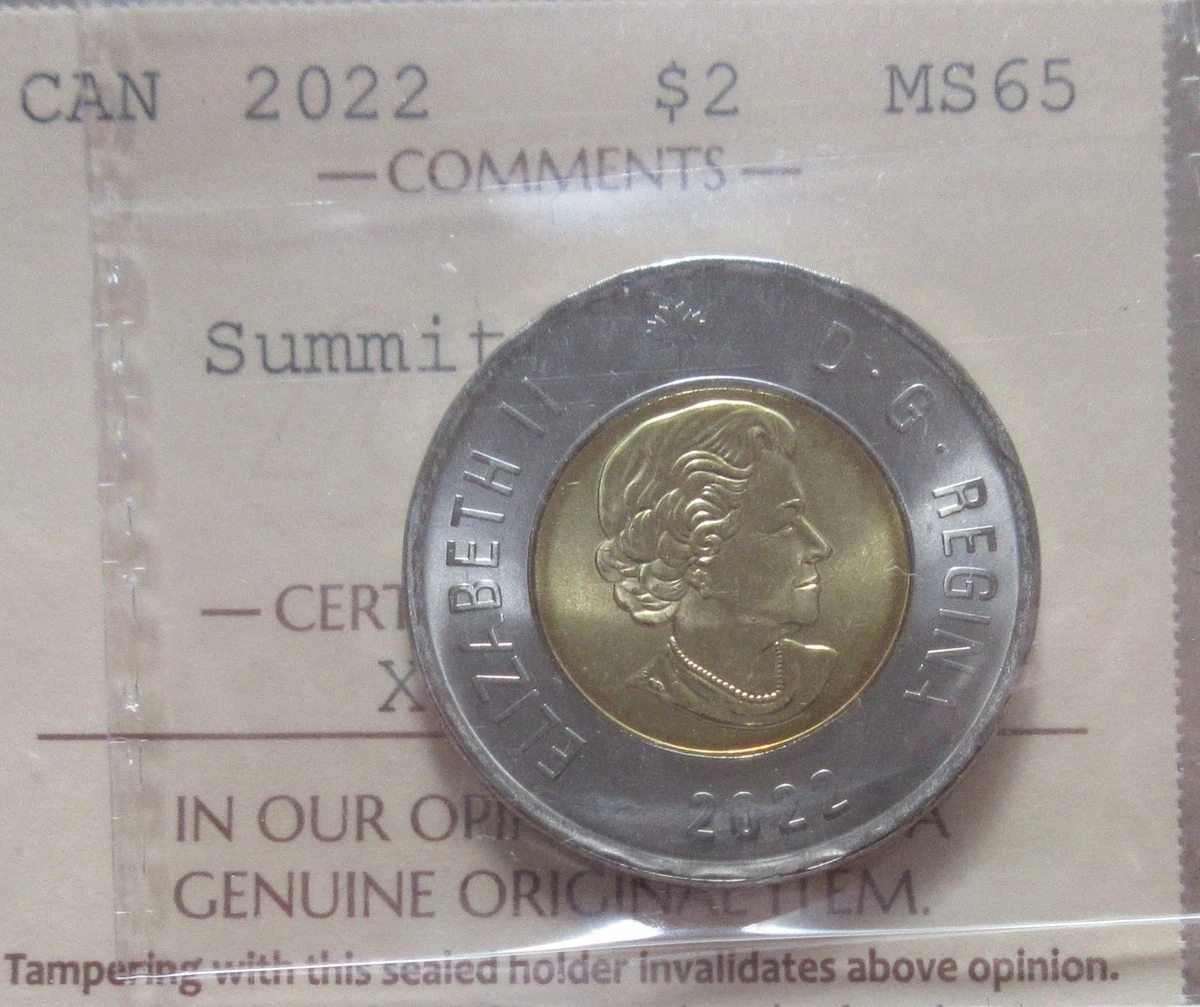 MS 65 Graded Canadian Two Dollar Coins (Toonies) for sale | eBay