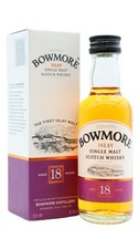 Bowmore - Islay Single Malt Scotch 18 year old Whisky Miniature 5cl