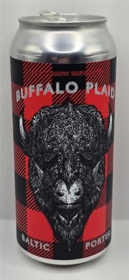 Craft Beer Can Bow & Arrow Brewing Company Buffalo Plaid Baltic Porter DK Lager