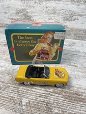 Coca-Cola Collectible Die-Cast 1964 Ford Mustang 1/2 Yellow With Tin Solido 1998