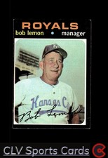 Kansas City Royals Bob Lemon #91 Topps Baseball Very Good